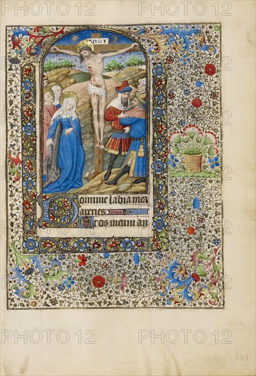 The Crucifixion; Workshop of the Bedford Master, French, active first half of 15th century, Paris, France; about 1440 - 1450