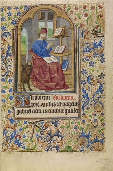 Saint Luke; Master of Jacques of Luxembourg, French, active about 1460 - 1470, Flanders, or, Belgium; about 1466 - 1470