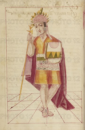 Tupac Inca Yupanqui; La Plata, Bolivia; completed in 1616; Ms. Ludwig XIII 16, fol. 47v