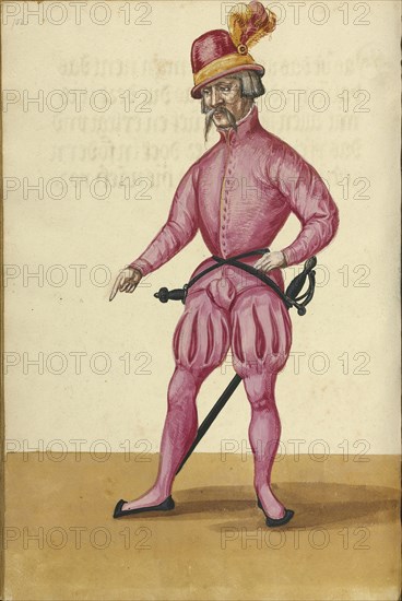 A Herald; Augsburg, probably, Germany; about 1560 - 1570; Tempera colors and gold and silver paint on paper