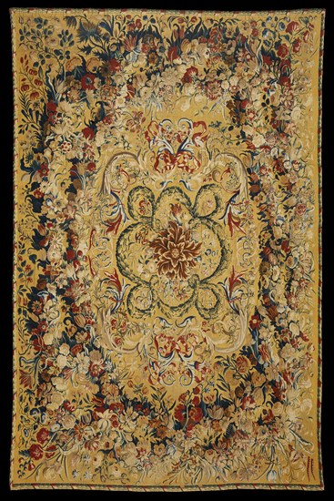 Carpet; Carpet made at the Beauvais Manufactory, French, founded 1664, Unknown; Beauvais, France; about 1690 - 1720; Wool
