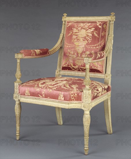 Pair of Armchairs; Georges Jacob, French, 1739 - 1814, master 1765), Paris, France, Europe; about 1790 - 1792; Painted