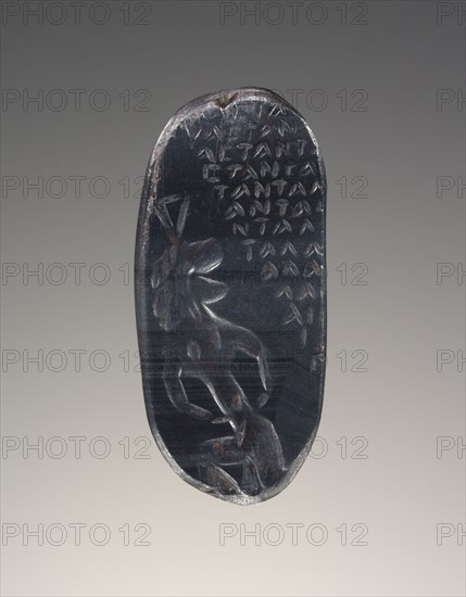 Engraved Gem; Roman Empire; 2nd - 4th century; Haematite; 2.6 × 1.2 cm, 1 × 1,2 in