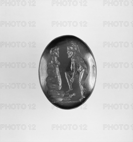 Engraved Gem; Italy; 1st century B.C; Carnelian; 1.3 × 1 × 0.5 cm, 1,2 × 3,8 × 3,16 in