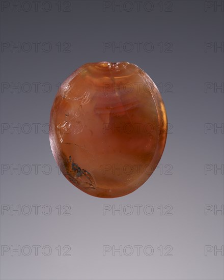 Engraved Gem, Roman Empire; 2nd - 4th century; Carnelian; 2.3 x 1.9 cm, 7,8 x 3,4 in