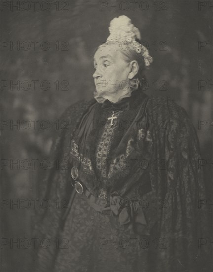 Julia Ward Howe; Sarah Choate Sears, American, 1858 - 1935, about 1890; Platinum print; 23.5 x 18.6 cm, 9 1,4 x 7 5,16 in