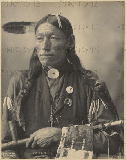 Little Bird, Arapahoe; Adolph F. Muhr, American, died 1913, Frank A. Rinehart, American, 1861 - 1928, 1898; Platinum print