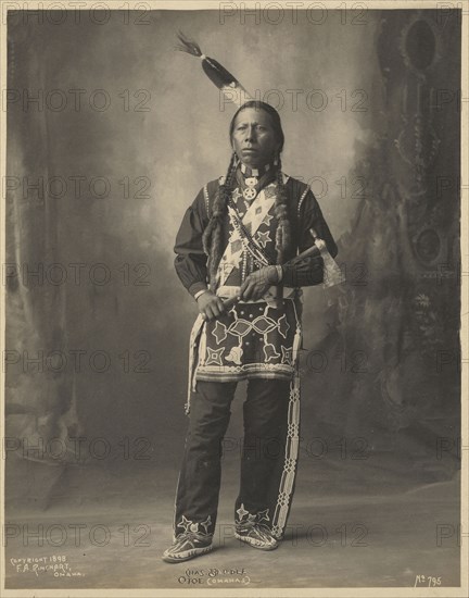 Chas. Biddle, Otoe, Omahas, Adolph F. Muhr, American, died 1913, Frank A. Rinehart, American, 1861 - 1928, 1898; Platinum