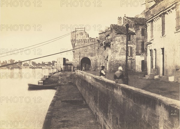 The Gate of the Chestnuts, Arles; Charles Nègre, French, 1820 - 1880, Arles, France; 1852; Salted paper print from a paper