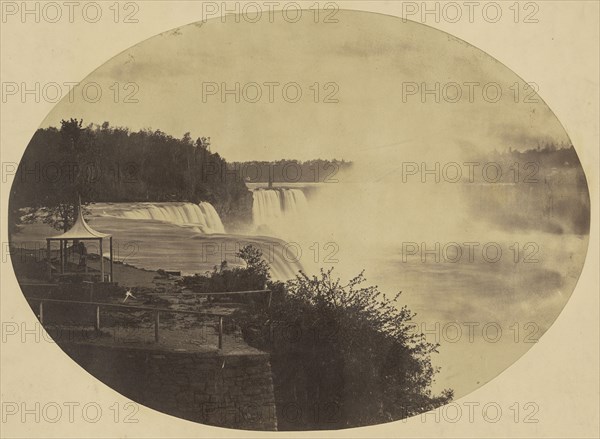 Niagara Falls; Silas A. Holmes, American, 1820 - 1886, Niagara Falls, New York, United States; about 1855; Salted paper print