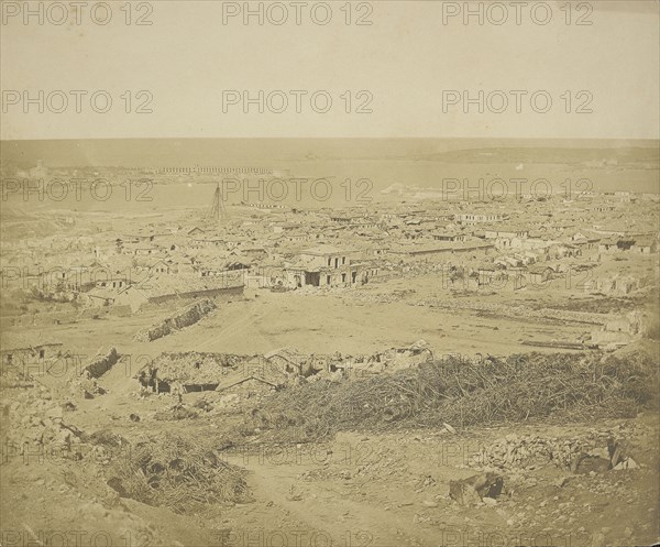 View of Sebastopol after the Fall, Taken from Malakoff; Robertson & Beato, British, 1854 - 1867, 1855 - 1856; Salted paper