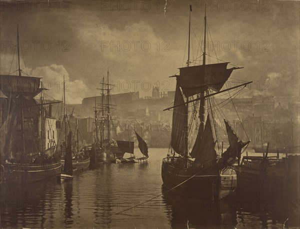 The Dock End, Whitby; Frank Meadow Sutcliffe, British, 1853 - 1941, Whitby, England; 1880; Gelatin silver print; 57.7 × 75.5 cm