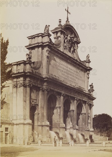 The Claudio Acqueducts; James Anderson, British, 1813 - 1877, about 1845 - 1877; Albumen silver print