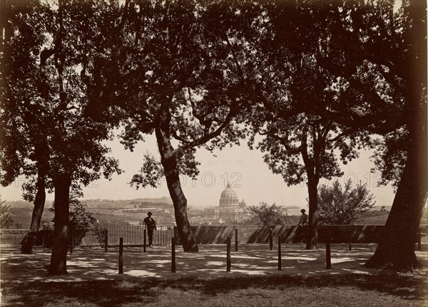 Villa Panfili; James Anderson, British, 1813 - 1877, about 1844 - 1877; Albumen silver print