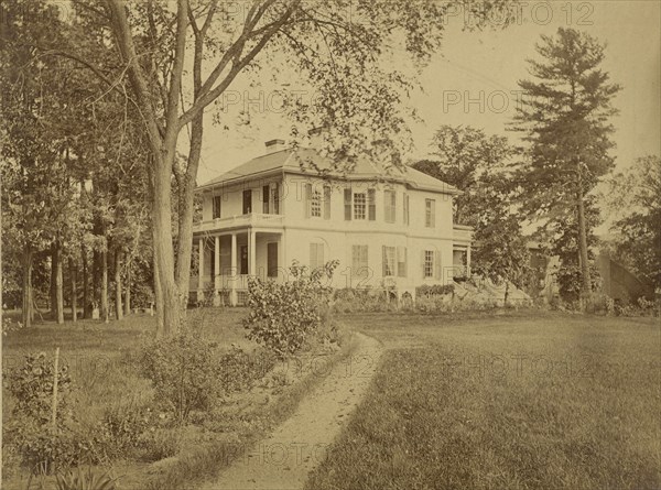 Presqu'ile Hudson River Highlands; John Coates Browne, American, 1838 - 1918, 1864 - 1865; Albumen silver print