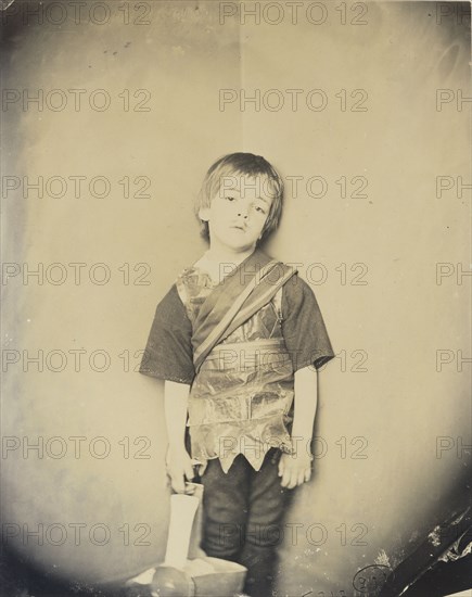 Achilles in His Tent; Lewis Carroll, British, 1832 - 1898, June 26, 1875; Albumen silver print