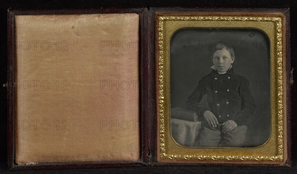 Portrait of a Boy , Brother of Jacob M. Porter; American; 1853; Daguerreotype