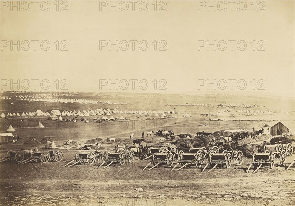 Plateau of Sebastopol III; Roger Fenton, English, 1819 - 1869, 1855; published January 1, 1856; Salted paper print; 24.3 × 34.8