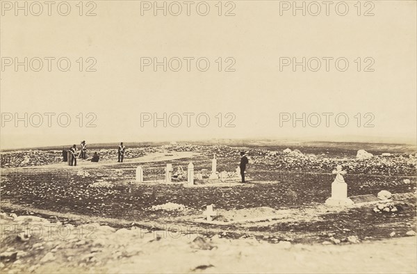 Plateau of Sebastopol X; Roger Fenton, English, 1819 - 1869, 1855; published January 1, 1856; Salted paper print; 21.6 × 32.7