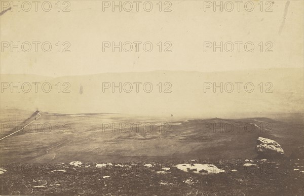 Plains of Balaklava IV; Roger Fenton, English, 1819 - 1869, 1855; published February 29, 1856; Salted paper print