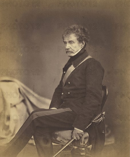 Lt. General Sir Colin Campbell, G.C.B; Roger Fenton, English, 1819 - 1869, 1855; published March 25, 1856; Salted paper print