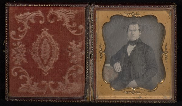Portrait of a man; Attributed to William H. Bell, American, 1830 - 1910, 1851; Daguerreotype