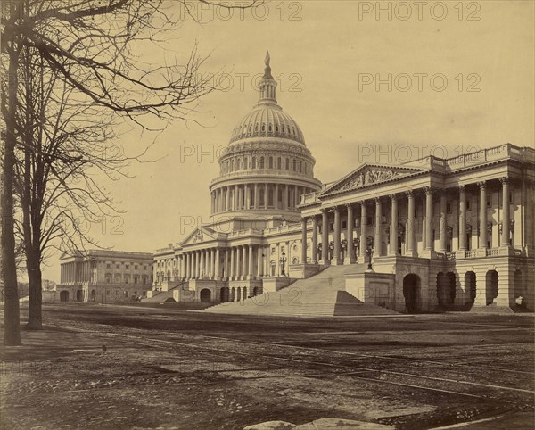 The Capitol, Washington, D.C; American; about 1885; Print