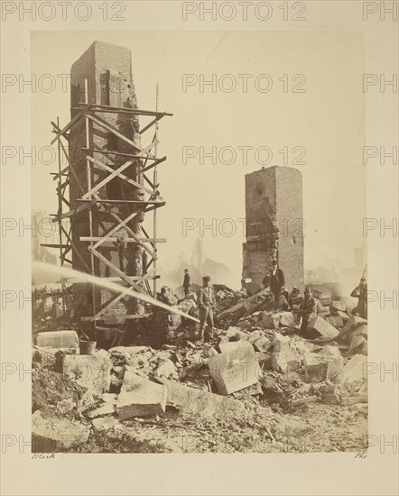 Safe on Franklin Street; James Wallace Black, American, 1825 - 1896, Boston, Massachusetts, United States; 1872; Albumen silver