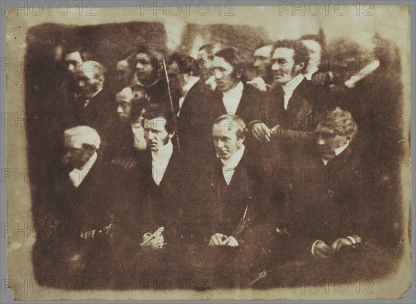 Ayr Presbytery; Hill & Adamson, Scottish, active 1843 - 1848, 1843 - 1847; Salted paper print from a Calotype negative