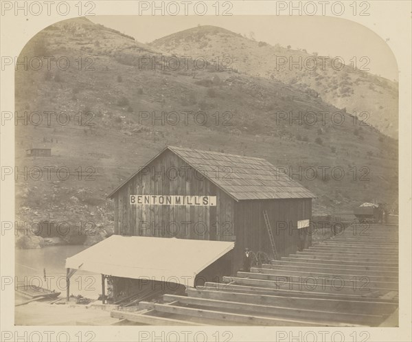 Benton Mills; Carleton Watkins, American, 1829 - 1916, 1860; Salted paper print; 33.5 x 41.3 cm 13 3,16 x 16 1,4 in