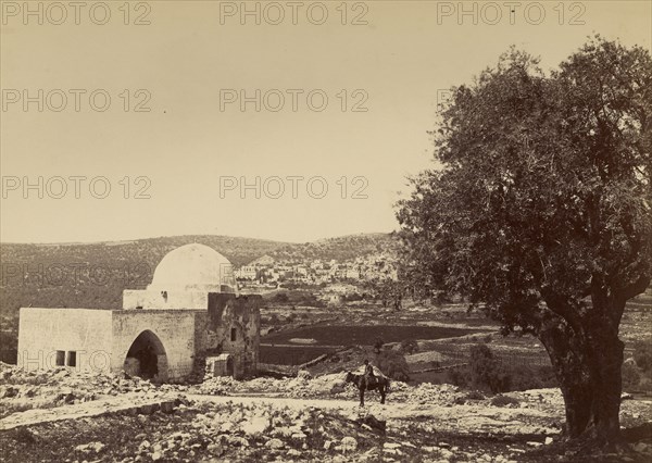 Palestine. Tombeau de Rachel, prés de Bethléhem; Félix Bonfils, French, 1831 - 1885, Bethlehem, Israel; 1870 - 1879; Albumen