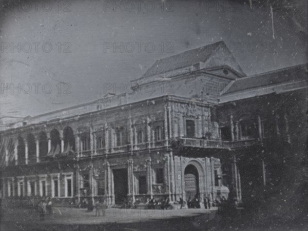 Ayuntamiento de Sevilla , The Town Hall, Seville, Spain; Attributed to Théophile Gautier, French, 1811 - 1872, Eugène Piot