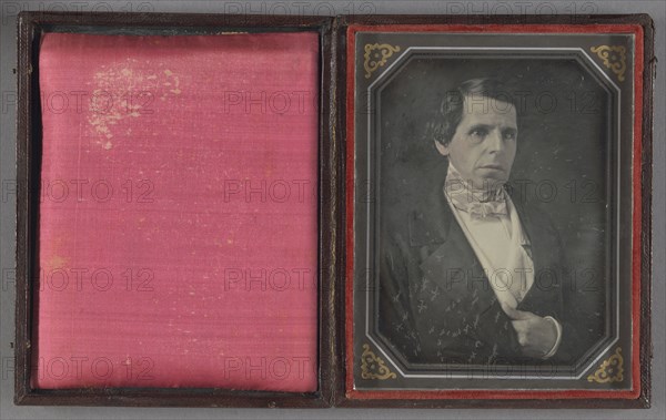 Portrait of a Gentleman; Attributed to M.A. Root, American, 1808 - 1888, about 1846; Daguerreotype, hand-colored