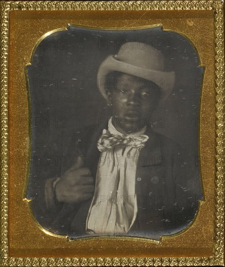 Gentleman Caller; American; about 1856; Daguerreotype