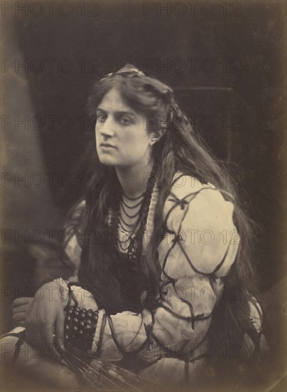 Hypatia; Julia Margaret Cameron, British, born India, 1815 - 1879, Freshwater, Isle of Wight, England; 1867; Albumen silver