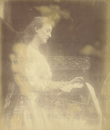 Elaine; Julia Margaret Cameron, British, born India, 1815 - 1879, Freshwater, Isle of Wight, England; September 1874; Albumen