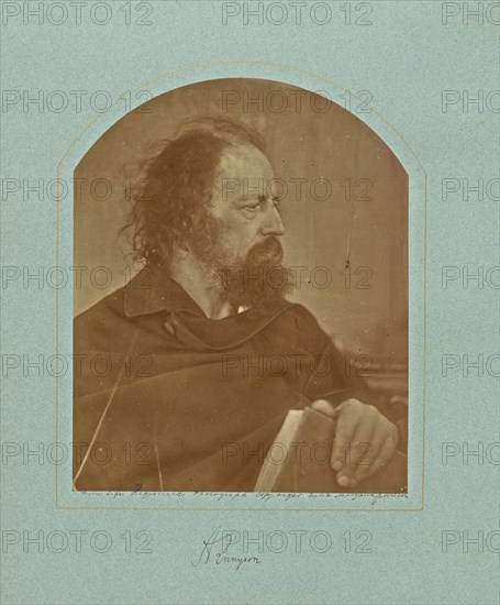 A. Tennyson,The Dirty Monk; Julia Margaret Cameron, British, born India, 1815 - 1879, Freshwater, Isle of Wight, England; 1865