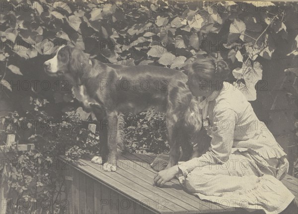 Margaret Eakins and Harry; Thomas Eakins, American, 1844 - 1916, about 1881; Platinum print; 13.3 x 18.4 cm 5 1,4 x 7 1,4 in