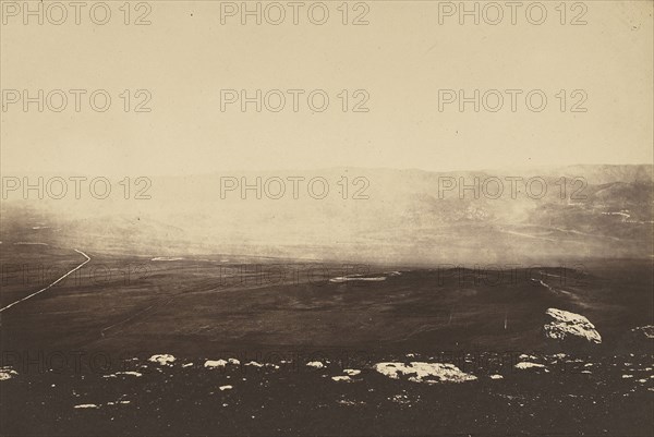 Plains of Balaklava III; Roger Fenton, English, 1819 - 1869, 1855; Salted paper print; 17.5 x 25.9 cm 6 7,8 x 10 3,16 in