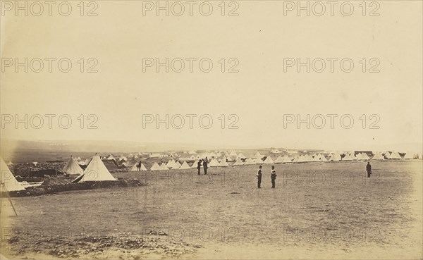 Plateau of Sebastopol II; Roger Fenton, English, 1819 - 1869, 1855; Salted paper print; 22.1 x 35.9 cm 8 11,16 x 14 1,8 in