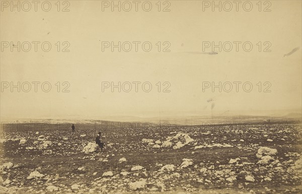 Plateau of Sebastopol IX; Roger Fenton, English, 1819 - 1869, 1855; Salted paper print; 22.5 x 34.9 cm 8 7,8 x 13 3,4 in