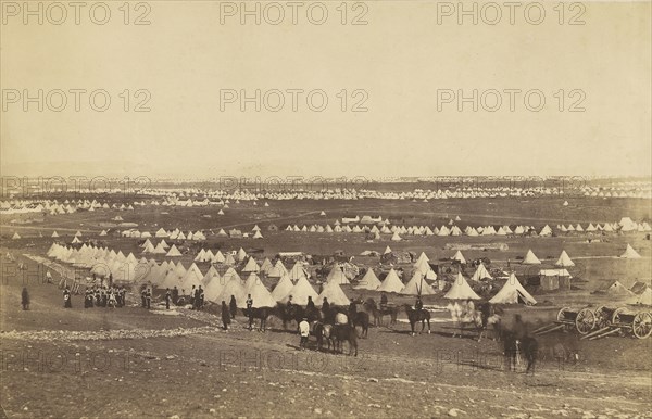 Plateau of Sebastopol II; Roger Fenton, English, 1819 - 1869, Sebastopol, Crimea; 1855; Albumen silver print