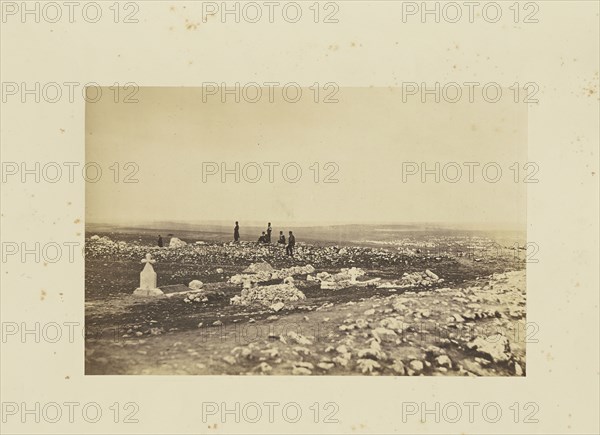 Plateau of Sebastopol; Roger Fenton, English, 1819 - 1869, Crimea; 1855; Salted paper print; 21.6 x 33 cm 8 1,2 x 13 in