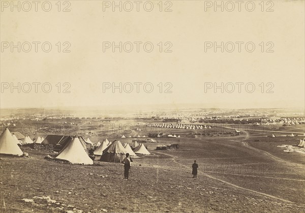 Plateau of Sebastopol I; Roger Fenton, English, 1819 - 1869, Sevastopol, Ukraine; 1855; Albumen silver print