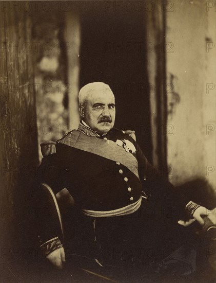 Maréchal Pelissier; Roger Fenton, English, 1819 - 1869, 1855; Albumen silver print