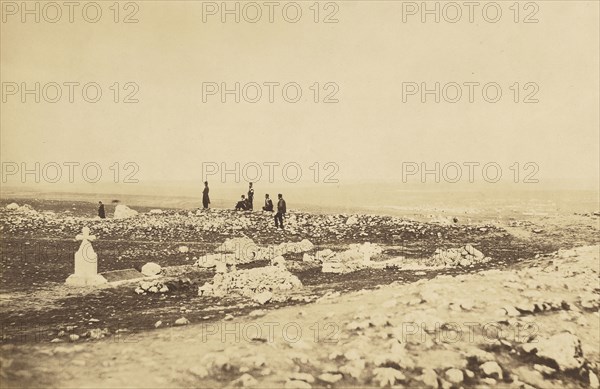 Plateau of Sebastopol XI; Roger Fenton, English, 1819 - 1869, 1855; Salted paper print; 21.4 × 32.7 cm 8 7,16 × 12 7,8 in