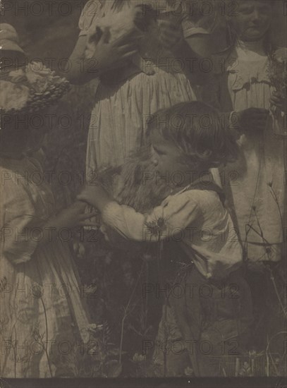 Happy Days; Gertrude Käsebier, American, 1852 - 1934, Newport, Rhode Island, United States; 1903; Platinum print