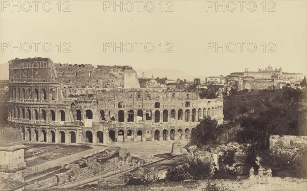 The Colosseum, Rome; Robert Macpherson, Scottish, 1811 - 1872, 1850s; Albumen silver print