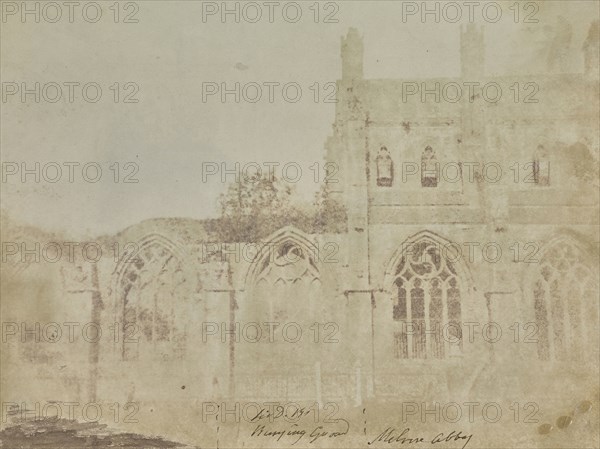 Melrose Abbey; William Henry Fox Talbot, English, 1800 - 1877, October 1844; Salted paper print from a Calotype negative