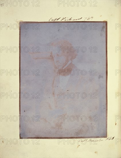 Portrait of Captain Pickard; Capt. Henry Craigie Brewster, British, 1816 - 1905, active 1840s, about 1843; Salted paper print